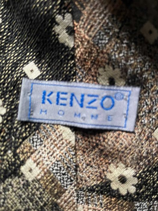 Krawat Kenzo Paris jedwab a'la wełna
