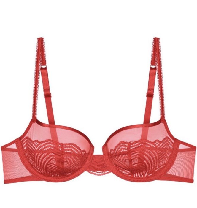 Triumph stanik 75C Delightful Spotlight W czerwony