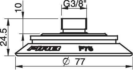 PIAB F75 ssawka silicon G3/8" NOWE cena za 5szt.