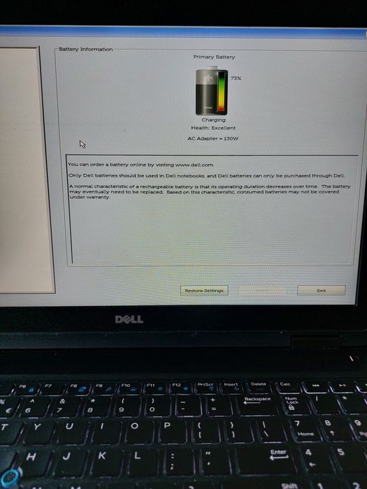 Dell e5580 Bateria idealna, ładny komputer