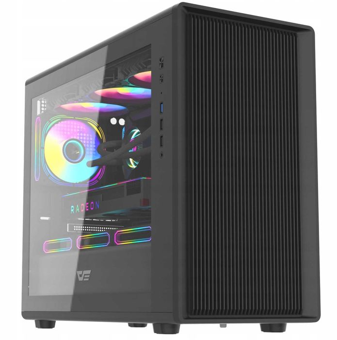 Obudowa komputerowa darkFlash /Nowa /Big Tower /Szkło /Czarna /USB 3.0