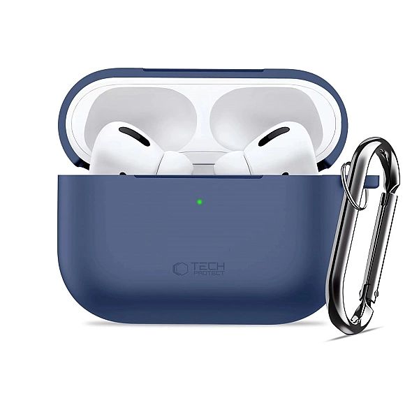 Tech-Protect Silicone Hook Apple Airpods Pro 3 Navy Blue