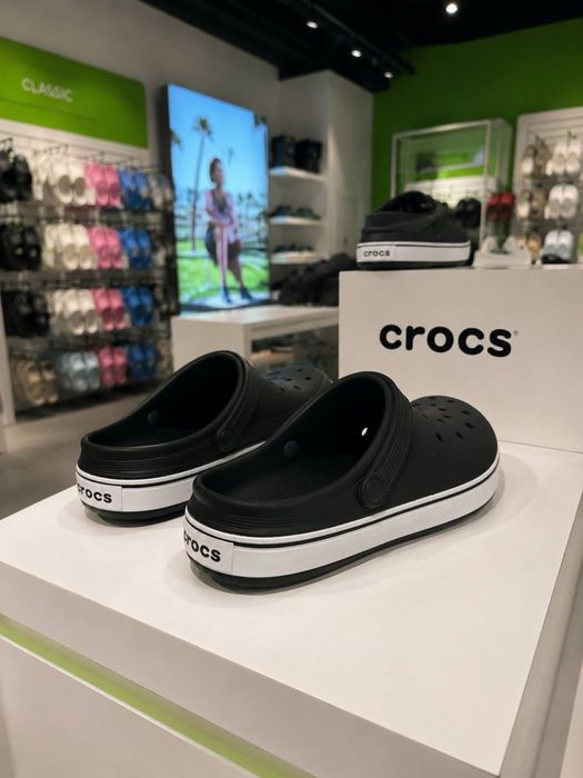 Чорні класичні крокс баябанд • crocs bayaband • унісекс модель • стильні повсякденні крокси • багато розмірів