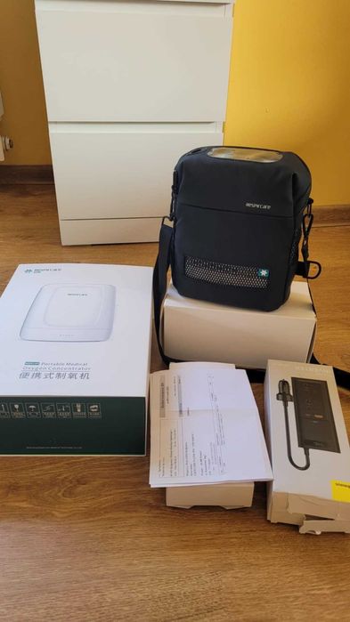 Przenośny Koncentrator Tlenu Respircare PO5 | 2,5 kg -  bateria do 12h