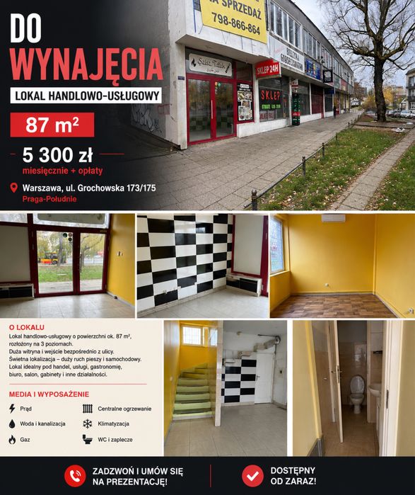 Do wynajecia lokal na Grochowskiej