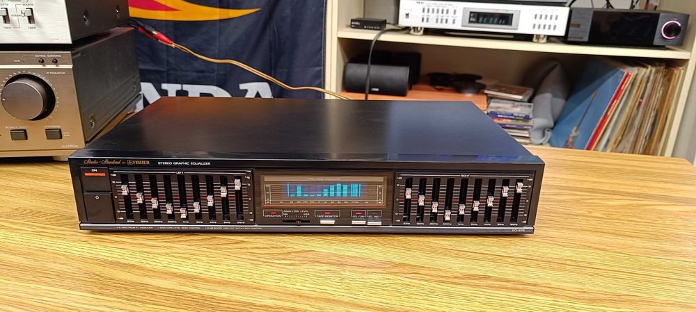 Еквалайзер FISHER EQ-875 (стан! відео роботи ! )