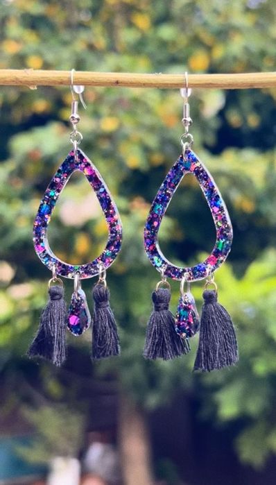 Brincos de Resina Artesanais | Peças Exclusivas e Feitas à Mão