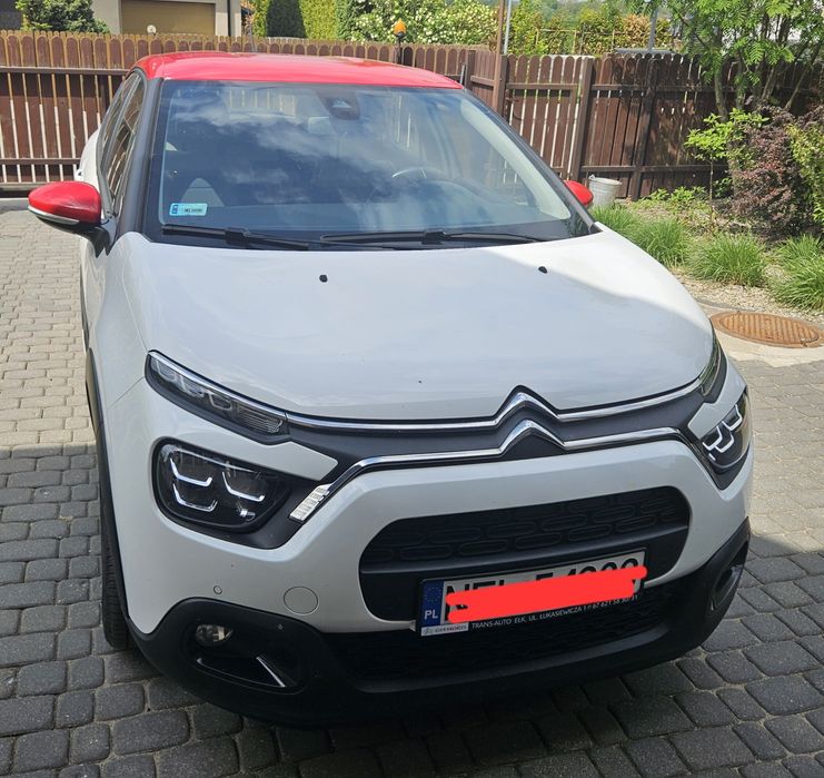 Zadbany Citroen C 3 rok 2021, mały przebieg Polecam