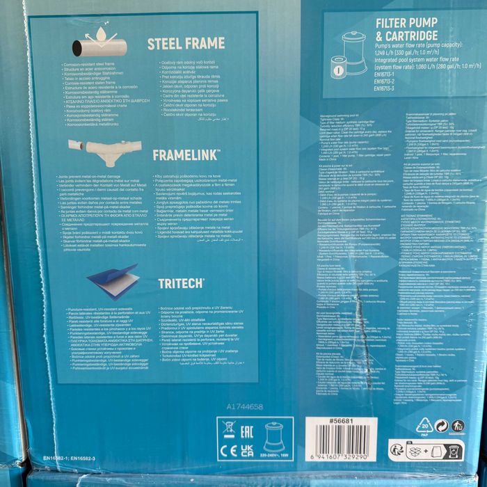 Okazja!!! BESTWAY Basen 366x76 stelaż z pompą - nowe!!