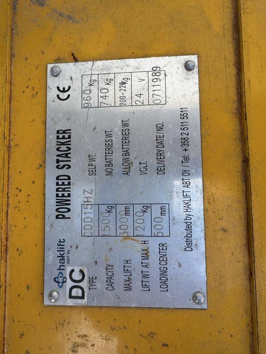 Paleciak/wózek elektryczny nowa bateria