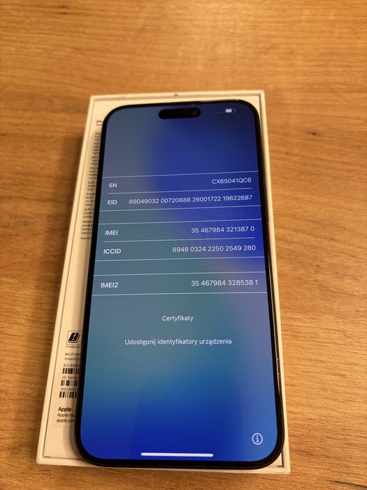 iPhone 15 Pro Max Blue Titanium 512GB bateria 88%