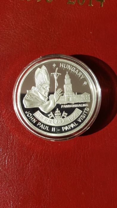 Pielgrzymki papieskie numizmaty monety