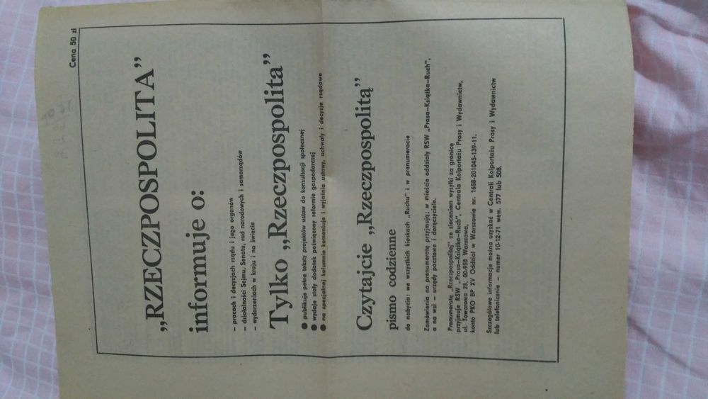 Program gospodarczy 1989 unikat ekonomia nauka
