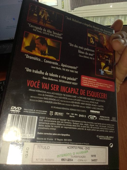 Dvd filme acerto final c Jack Nicholson