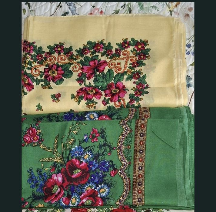 Хустки кольорові