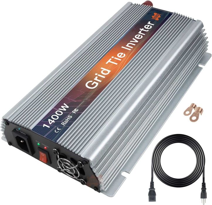 Marsrock 1400W MPPT Pure Sine Wave Grid-Tie Micro Inverter