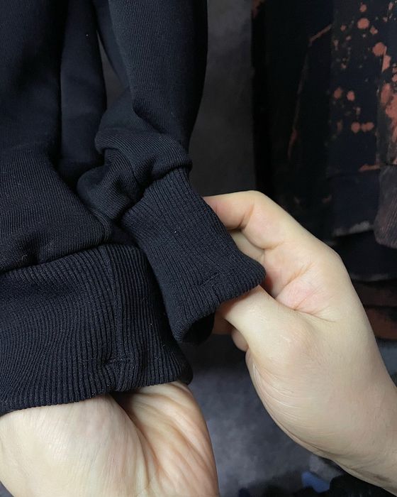 Ghost Full Black Sweatshirts SI