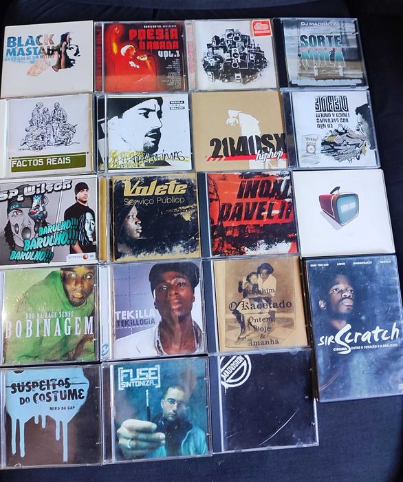 CDs raros de Hip Hop Tuga - Só para verdadeiros amantes do movimento