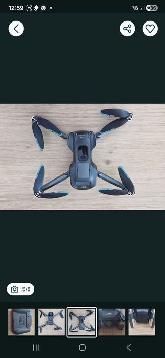 Dron Unikanie Przeszkód Kamera Zasięg 5000m GPS WIFI