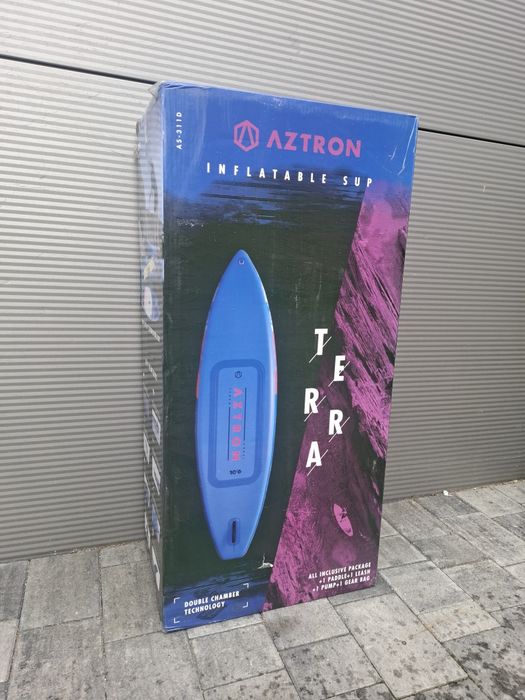 Nowa deska SUP Stand Up Paddle Aztron Terra 10'6" obciążenie 143 kg waga 9kg 270 l