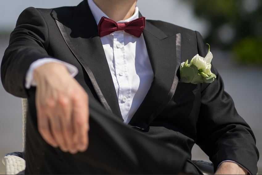 Костюм чоловічий весільний, марки Scabal (super 100s)