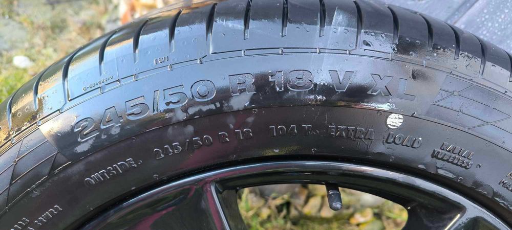 Felgi aluminiowe z oponami letnie komplet Bmw x3 , x5 - komplet