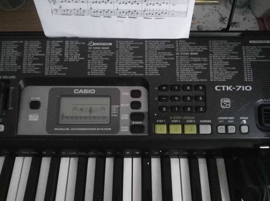 organy casio ctk710