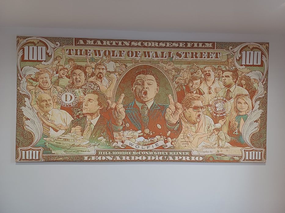 Obraz na płótnie "Wilk z Wall Street"