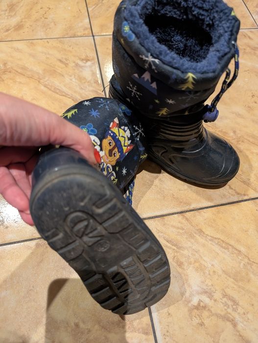 Kozaki śniegowce dla chłopca rozm 27 psi patrol