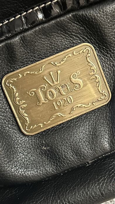 TOUS bolsa mala em pele carteira