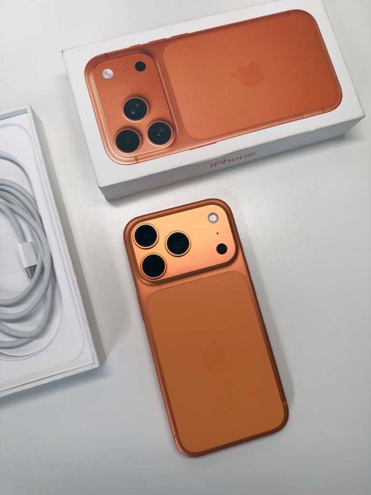 Apple iPhone 17 Pro Max・256GB・Laranja cósmico (Fatura e Garantia)