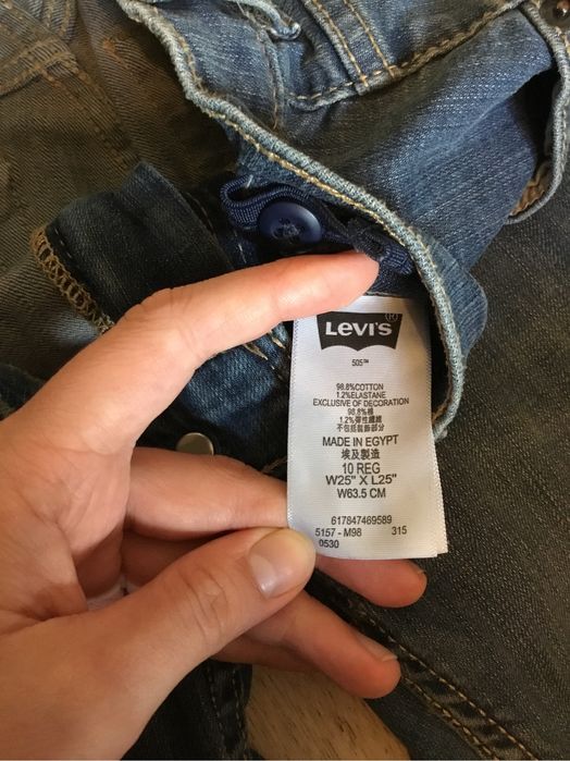 Jeansy Levi’s 505 Regular W25 L25