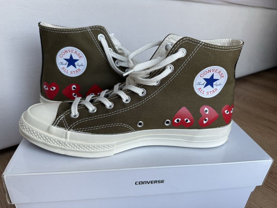 Нові чоловічі кеди Converse Chuck Taylor All Star 70s x Comme des Garçons PLAY