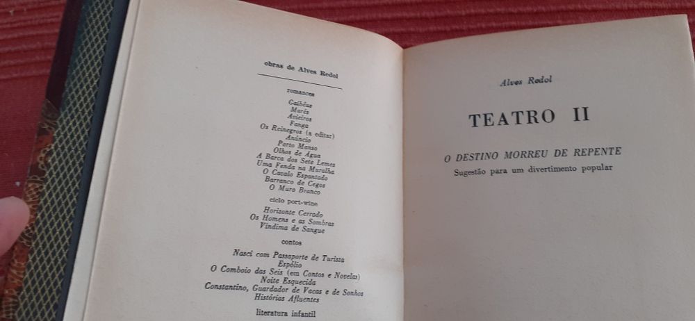 Alves Redol Teatro II 1 Edição 1967