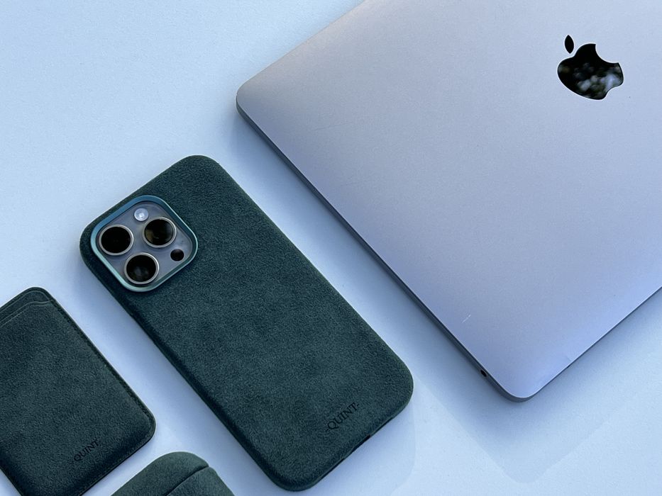 Nowy Case Etui Iphone 15 pro max Alcantara