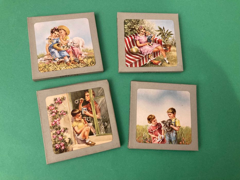 Raras Caixas de 12 Lápis de Cor da marca Viarco Anos 50 Originais