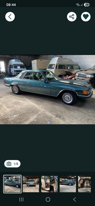 Mercedes R107/SLC280/74r/automat -130tys/certyfikat MB