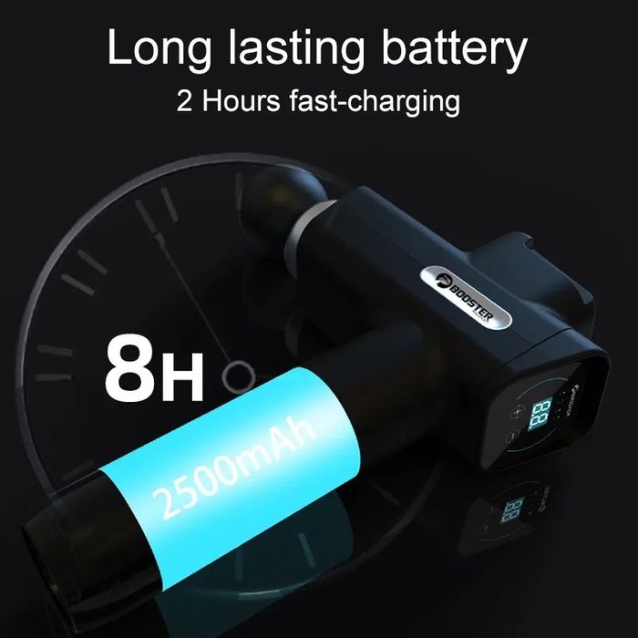 Перкусійний масажний пістолет Booster M2 - D Перкуссионный массаж