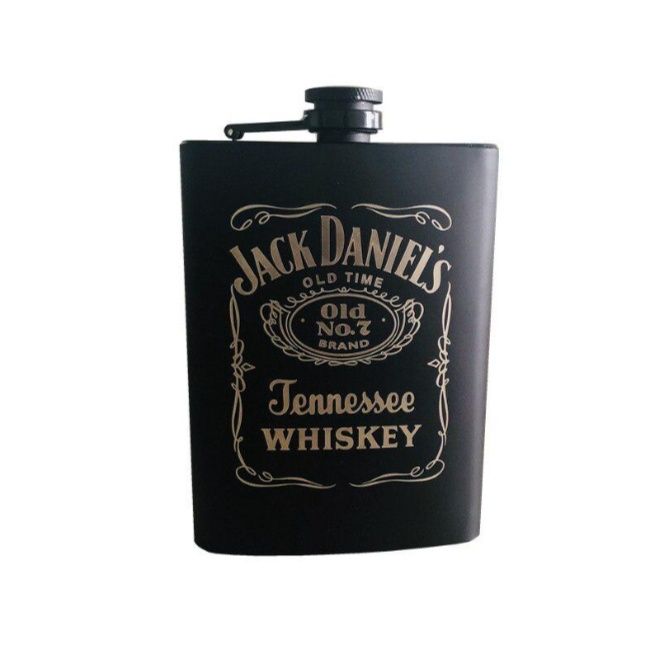Piersiówka Jack Daniels - czarna