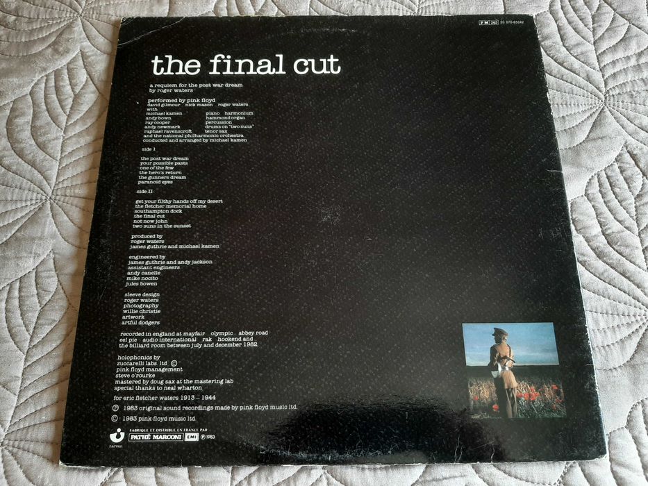Pink Floyd - The Final Cut - França - Vinil LP