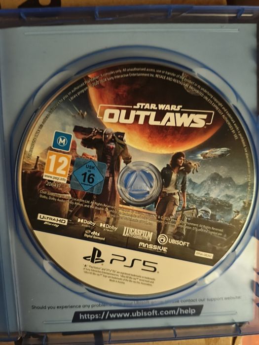Star wars outlaws диск Ps5