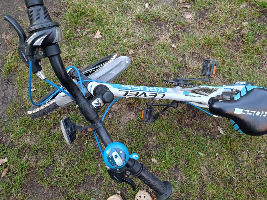 Rower Kross 20" biało niebieski