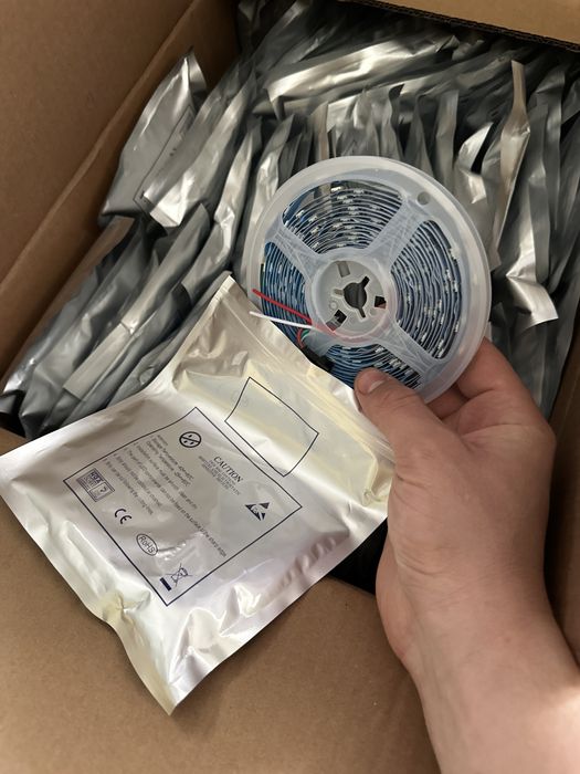 LED стрічка WS2811 12V RGB адресна 30 LED/м | Піксельна світлодіодна стрічка