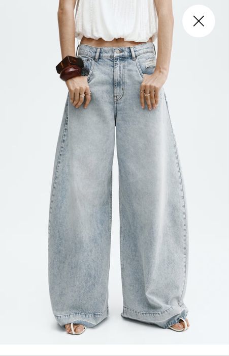 H&m джинси широкі баггі