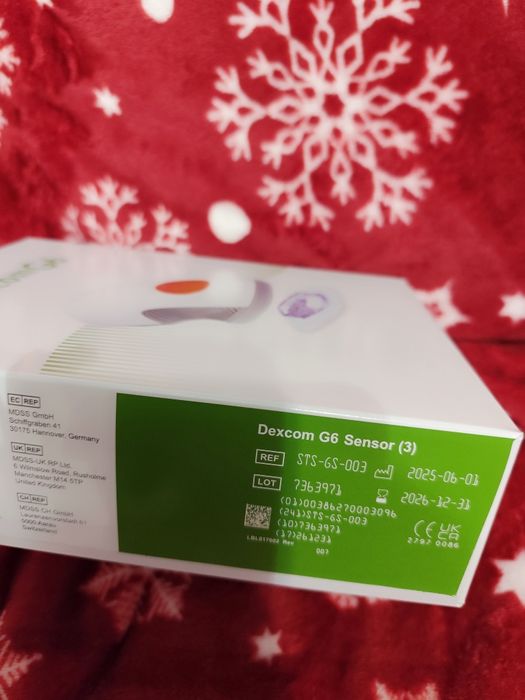 NOWY ZESTAW! Dexcom G6 Sensor (3) - 3 sensory z aplikatirami