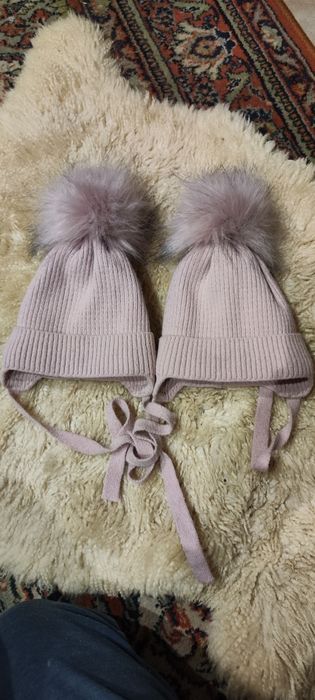 Шапки зимові для близнят