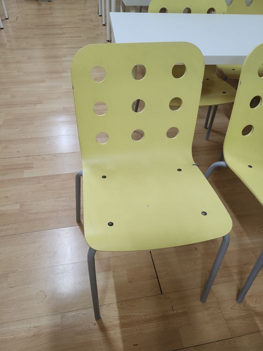 Cadeiras IKEA JULES – amarelas