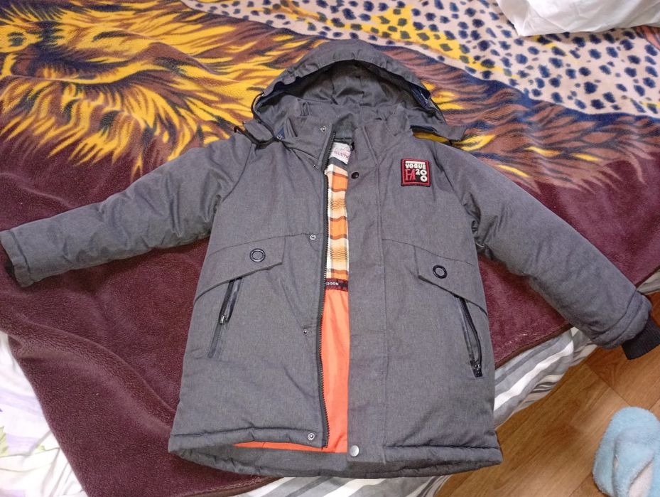 Куртка хлопч. зимова 116 см