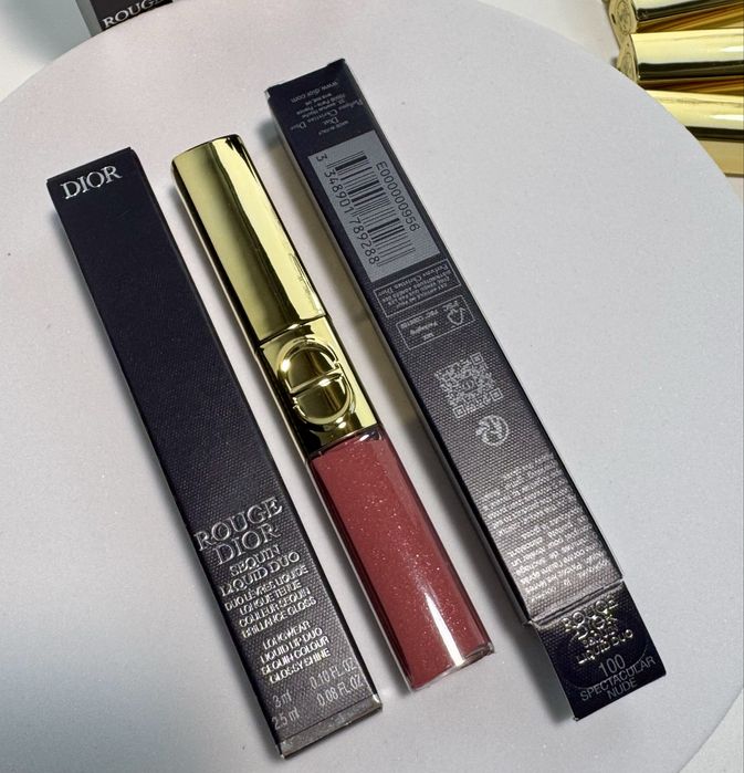 Помада  Dior rouge sequin liquid duo Міні версія