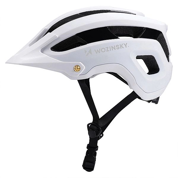 Kask rowerowy MTB Wozinsky lekki L - czarno-biały